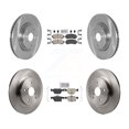 thumbnail image 1 of Transit Auto Front Rear Ceramic Pads and Disc Brake Rotors Kit for Car Subaru Outback WRX Legacy K8A-107239, 1 of 8