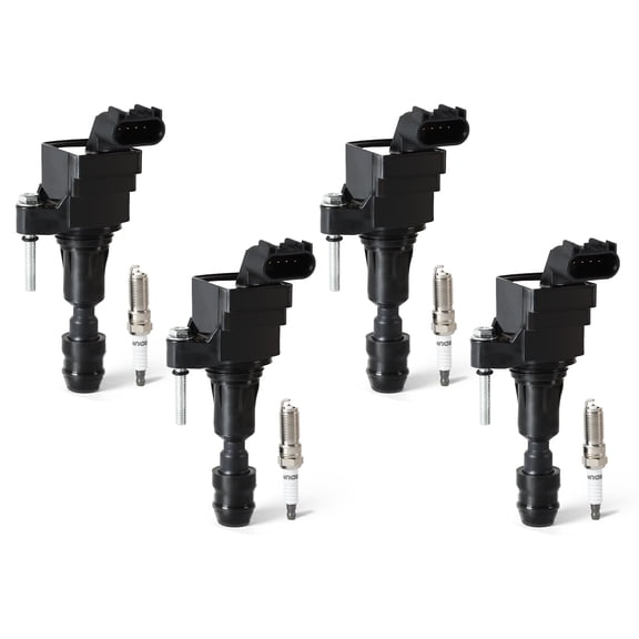 4pcs-Ignition coil  4pcs Iridium spark plug-suitable for 2011-2017 Buick Regal GMC Chevrolet 2.4L UF491