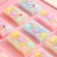 thumbnail image 3 of Random 3pcs 1 Set, Japanese Cartoon Star Style Macaron Color Square Eraser, 3 of 5
