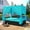 Blue-1, variant on THINK 30,Patio Sunbed Daybed Outdoor Adjustable Canopy Bed with Retractable Canopy, Rattan Sun Lounger Patio Loveseat Sofa Set with Curtain, Orange Cushion