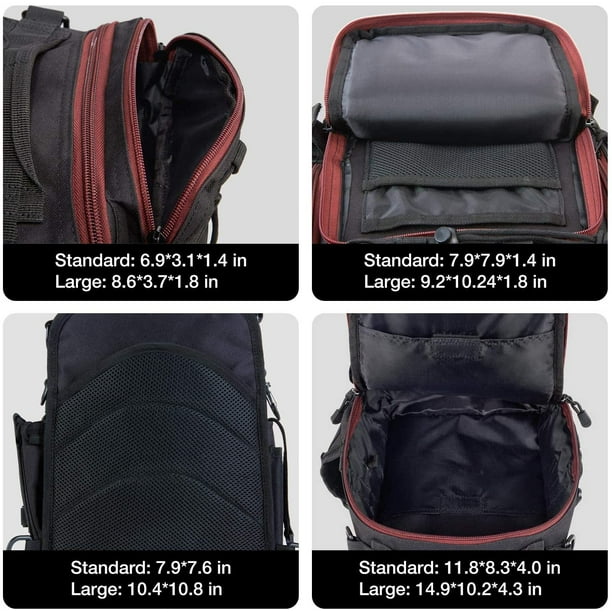 Piscifun Fishing Tackle Bags, Waterproof Outdoor Fishing Bag, Single  Shoulder Fishing Tackle Storage Bags