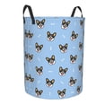 thumbnail image 2 of Balery Corgi Dog Round Laundry Basket with Handles Waterproof Freestanding Laundry Hamper for Clothes Toys in the Dorm and Family-Small, 2 of 8