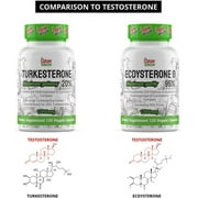 Psycho Pharma Turkesterone 20% (1000 mg) for Adults - Maximum Potency, 120 Capsules (30 Servings)