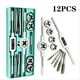 thumbnail image 3 of Juego de 20 Machos y Terrajas Métricos de Mano, Tapones de Rosca, Herramientas de Escariador Cónico Recto, 3 of 5