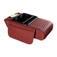 thumbnail image 2 of harayaa Auto Armrest Cushion Center Console Cover Car Accessories Vehicle Arm Rest Cover Red, 2 of 8