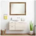 thumbnail image 2 of Amanti Art Custom Wall and Bathroom Mirror (31.5 x 39.5 in.), Owl Brown Frame, 2 of 7