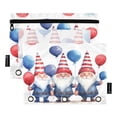 thumbnail image 2 of Gnomes Balloons Christmas 2 Pack Pencil Pouches Zipper Pencil Case 3 Ring Pencil Pouch Cosmetic Bag, 2 of 6