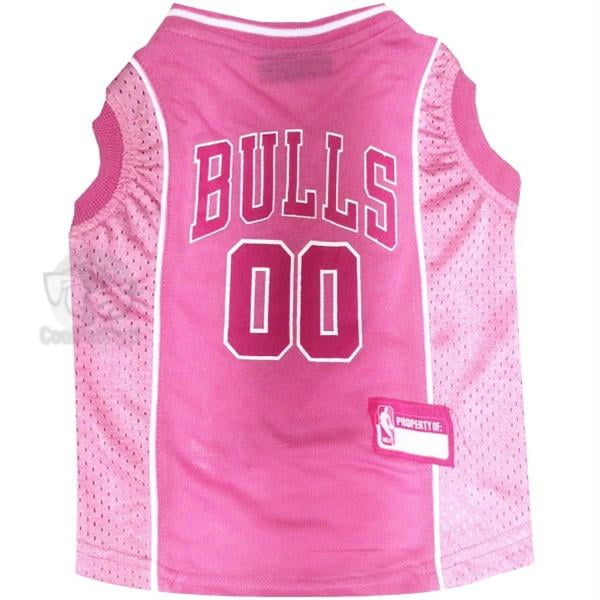 Pink chicago bulls store jersey