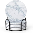 thumbnail image 1 of LIFVER Sous-verres pour Boissons, 4 Pouces, Lot de 6, 1 of 7