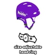 thumbnail image 4 of HALO Rise Above 3 Wheel Scooter and Helmet Combo - Purple - 44lbs Max Weight - Unisex, 4 of 5