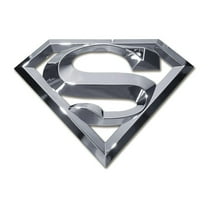 Elektroplate Officially Licensed DC Comics Superman 3D Shiny Chrome Automotive Emblem