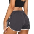 thumbnail image 4 of Pantalones cortos deportivos para mujer con bolsillos Pantalones cortos deportivos con efecto tie dye Pantalones cortos lisos para estar en casa, 4 of 5