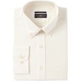 thumbnail image 1 of Club Room - Camisa de vestir con botones para hombre, color blanco roto, cuello de 17 pulgadas, manga de 32 a 33 pulgadas, 1 of 1