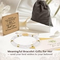 thumbnail image 5 of Elphaba Galinda Thank You Appreciation Gifts for Women: Healing Natural Cystal Stone Bracelet Bracelet for Coworkers Employee Boss Colleague Teacher, 5 of 7