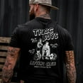 thumbnail image 3 of Combat Iron Thicc Boys Workout Club Men’s Athletic T-Shirt, Soft Cotton Blend, True to Size, 2XL, Black, 3 of 5