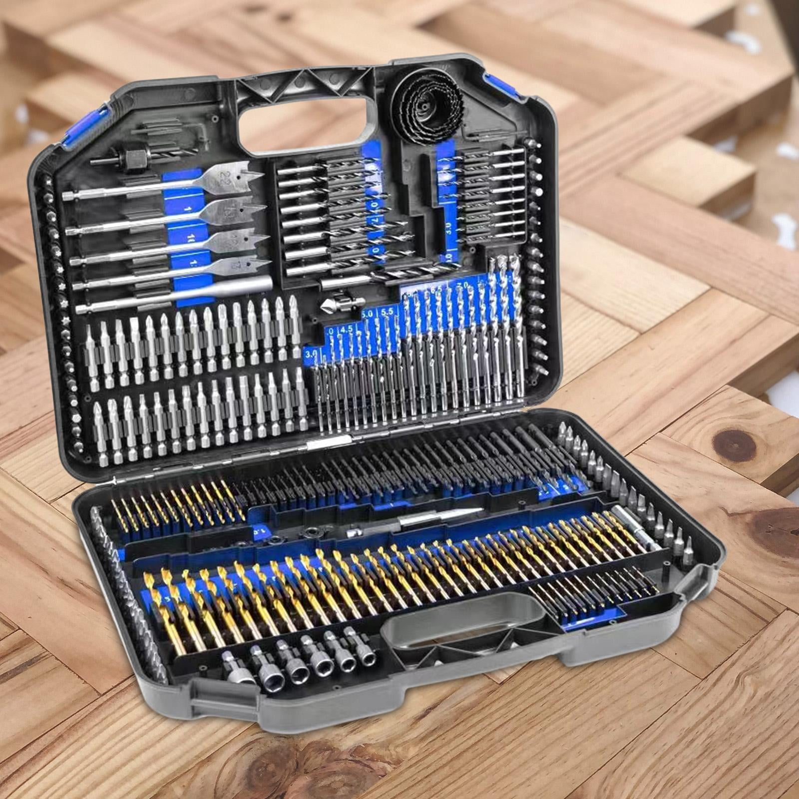 12V Brushless Mastercraft Titanium Drill Bit Set For Wood, Metal