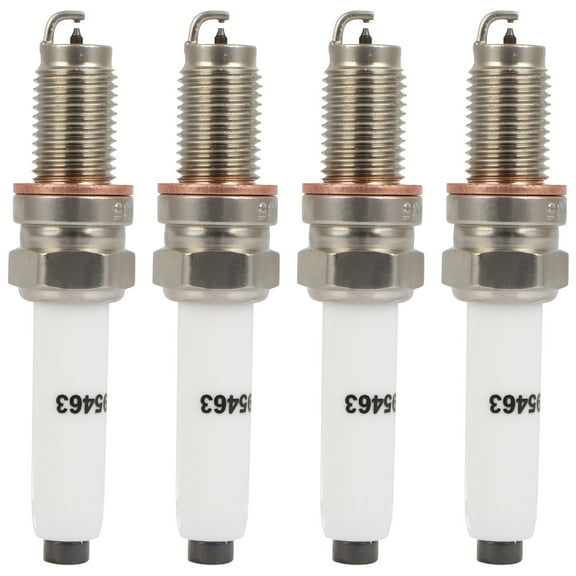 SCITOO Double Platinum Spark Plugs 95463 for Volkswagen for Jetta 2013-2018 & for Audi A3 Sportback e-tron 2016-2018, 1.4L Pack of 4