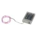 thumbnail image 6 of Northlight LED Micro Fairy Christmas Lights - Pink - 6ft Copper Wire - 20ct, 6 of 6