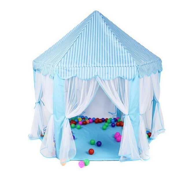 Tienda De Campaña De Juguete Grande Para Niños, Soporte Plegable De PVC, Casa De Campaña De Juegos Para Niños De Tela Suave Con Espacio Grande