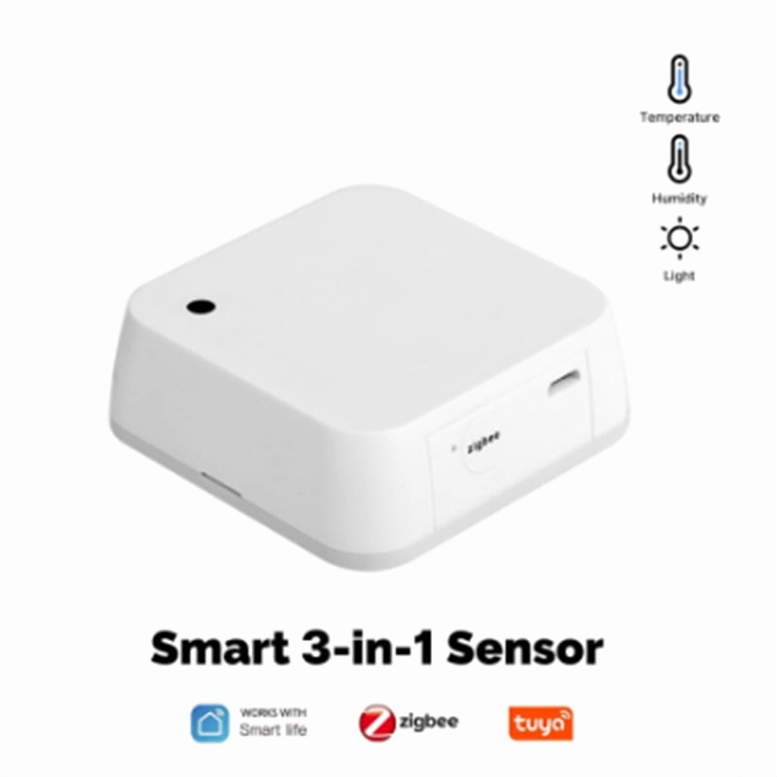 ZigBee Smart Temperature Humidity Light Sensor APP Remote Monitor Intelligent Detector Smart Security Sensor