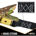 thumbnail image 7 of US Cargo Control Endless Ratchet Strap 1 Inch x 30 Foot, Hookless Ratchet Straps, 1,500 LBS Break Strength, 1 Inch Tie Downs for Motorcycles, Bikes, Pallets, Kayaks, and Cargo Bundling, 7 of 7