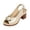 Beige, variant on Women's Chunky Heel Sandals Square Toe Slingback Comfortable Insole Casual Summer Shoes