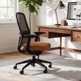 thumbnail image 5 of COLAMY Aether Ergonomic Mesh Office Chair, One-Touch Easy Adjust Managerial Desk Chair with Levitating Seat Cushion & Pilot-Level Sync Armrests, 300 LBS Mid Back Mesh Computer Chair, Brown, 5 of 13
