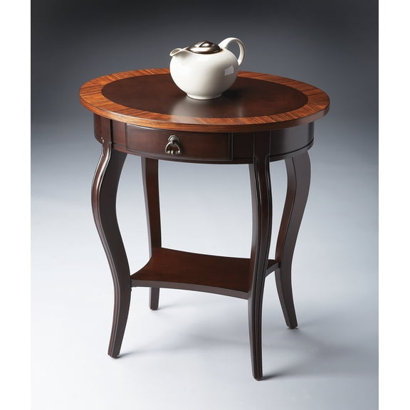 Butler Specialty Traditional Oval Accent Table In Cherry Nouveau