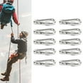 thumbnail image 1 of Mosquetón, Mosquetón De Resorte De 10 Piezas Para Montañismo Para Escalada En Roca Para 90 Kg, 1 of 7