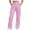A01-Pink, variant on NIEWTR Girls Straight Wide Leg Lounge Pants Baggy Fit Casual Sweatpants Elastic Waist Drawstring Soft Joggers for Everyday(A01-Black,13-14 Years)