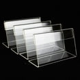 thumbnail image 3 of 40Pcs Acrylic Sign Display Holder Price Name Card Tag Label Stand Bracket,2x3inch, 3 of 9