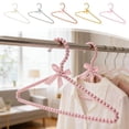 thumbnail image 1 of MTBLYS Cintre Perlé Cintre en Plastique 1 Pce Robe de Mariée et Robe de Soirée Décoration Nœud Organisateur de Garde-Robe, 1 of 7