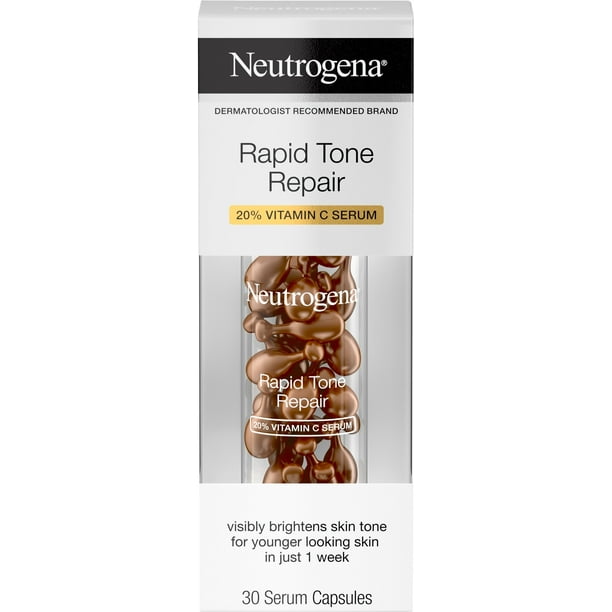 Neutrogena Rapid Tone Repair Brightening 20 Vitamin C Serum Capsules