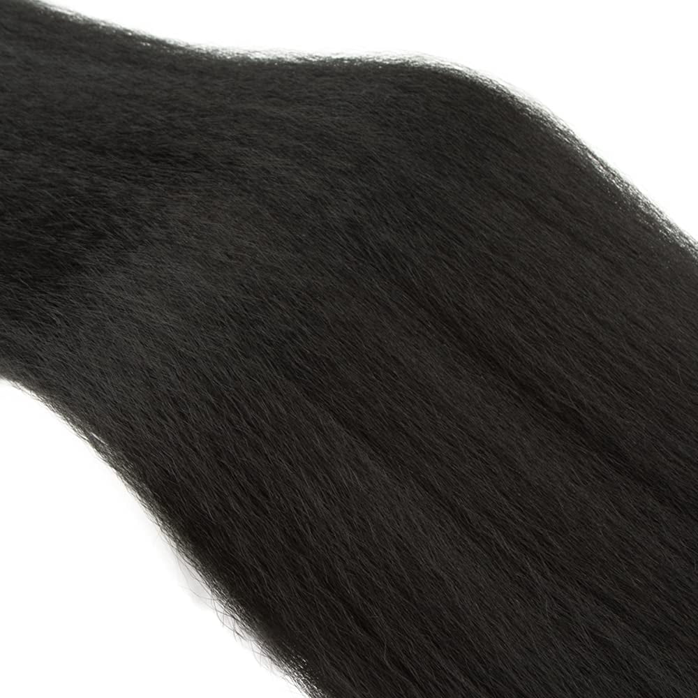 ChicRosa Glueless Kinky Straight Lace Front Wig 100% Human Hair R6-RIKS