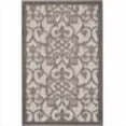thumbnail image 5 of Nourison Aloha Indoor/Outdoor Grey/Charcoal 2'8" x 4' Area Rug, (3x4), 5 of 9