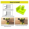 thumbnail image 5 of Estante de almacenamiento para máquina de montaje en pared, 5 uds., para 18v One +, soporte para herramientas de batería, estante para taladro, 5 of 5