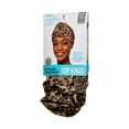thumbnail image 2 of KISS - Colors & Care Top Knot Pre-Tied Turban, Leopard, 2 of 4