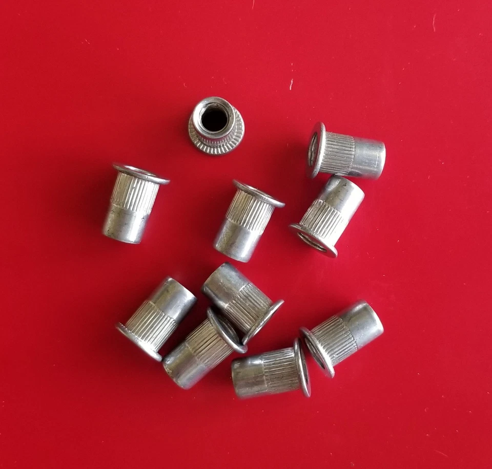 CIRCLE- 100 Qt Aluminum 1/4-20 Rivet Nut Nutsert Rivnut
