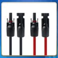 thumbnail image 2 of Jinsinto Solar Panel Extension Cable with MC4 Connector, Red + Black Pair, 10AWG 6 Meters, 2 of 3