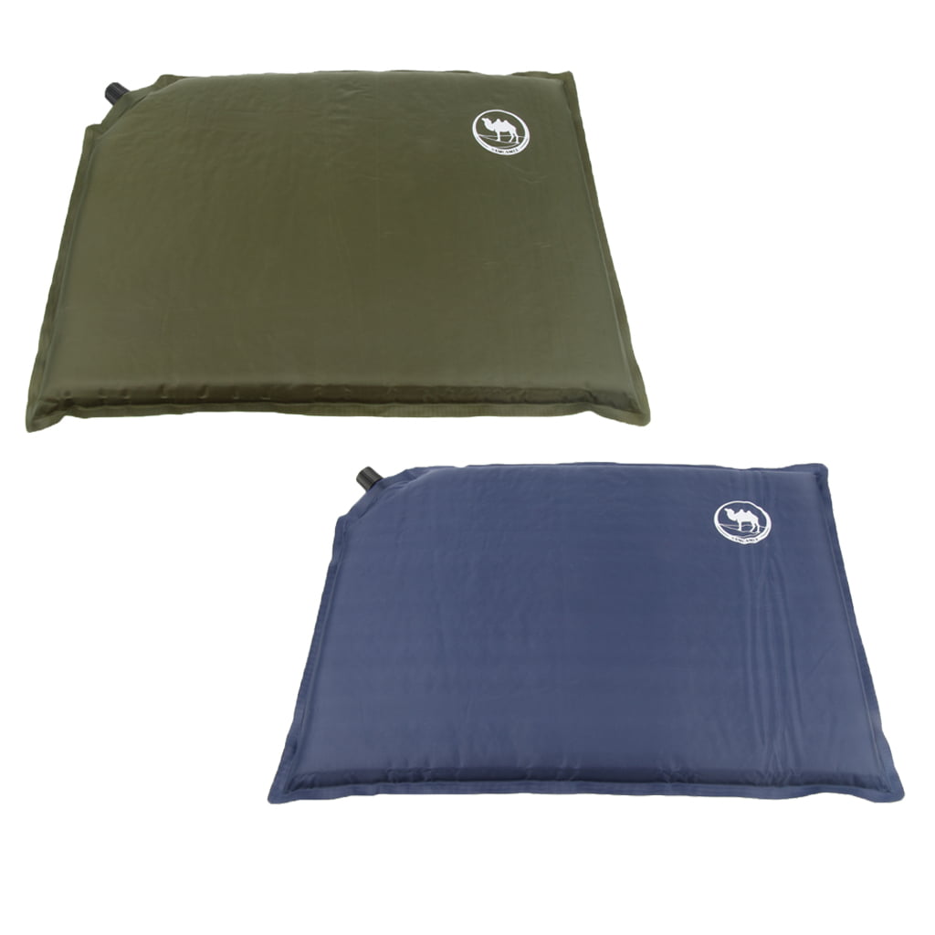 2pcs Self Inflating Outdoor Travel Picnic Camping Stadium Seat Cushion Pad Mat 
