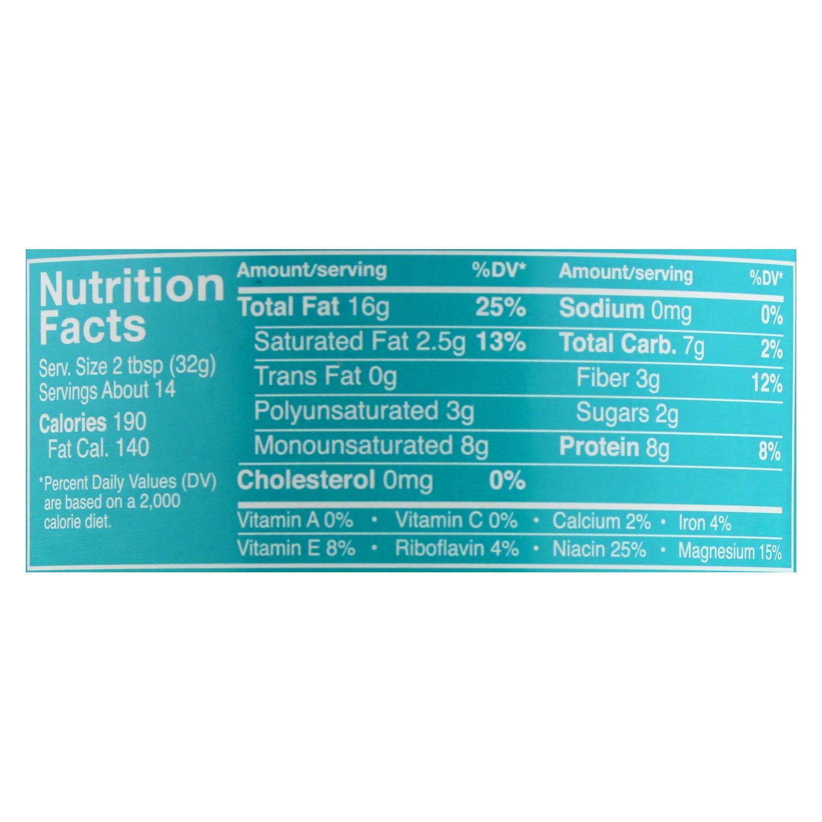 Crazy Richards Natural Creamy Peanut Butter - Case of 12 - 16 oz.