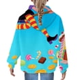 thumbnail image 4 of XQYLOS Cute Hoodies for Teen Girls Trendy Prep𝗉y Waf𝖿le Hooded Sweatshirts Oversized Long Sleeve Sweater Tween Girl Clothes Cozy Pullover Hoodie Warm Casual Sweatshirt Fall Winter Fashion, 4 of 7