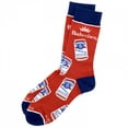 thumbnail image 2 of Cool Socks – Budweiser Cans Crew Socks – Size Large for Men & Women – Stacked Beer Can Graphic –, 2 of 2