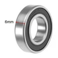 thumbnail image 3 of 6901-2RS Ball Bearing 12x24x6mm Double Sealed ABEC-3 Bearing 5pcs, 3 of 4