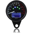 thumbnail image 1 of Motorcycle Speedo Tach, LCD Display Motorcycle Speedometer Motorbike Tachometer Speed Gauge 160KMH DC12V, 1 of 5
