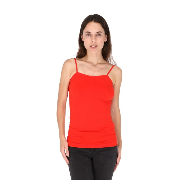 Playera Roja Playeras En Walmart Para Mujer BLUSA TOP DE TIRANTES