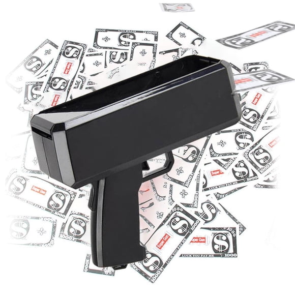 Money Gun, Money Gun Shooter with Prop Money, Electric Money Shooter Toy with Prop Moneyfor Game Movies Party Supplies