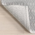 thumbnail image 3 of Home Conservatory Optic Diamond Handwoven Cotton Area Rug, 4' x 6',  Grey, 3 of 8