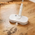 thumbnail image 4 of Adjustable Cordless Electric Spin Mop with self-propelled water sprayer/8000mAh Battery/LED Headlight,self-propelled design with 6 Washable mop Pads for Hardwood, Tile Floors, Quiet Cleaning/Waxing, 4 of 8