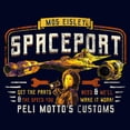 thumbnail image 2 of Junior's Star Wars: The Book of Boba Fett Peli Motto's Customs  Graphic Tee Navy Blue X Large, 2 of 3